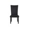 Global Furniture Usa Transitional Velvet D03 2 Black Dining Chairs 4872 - alternate 1